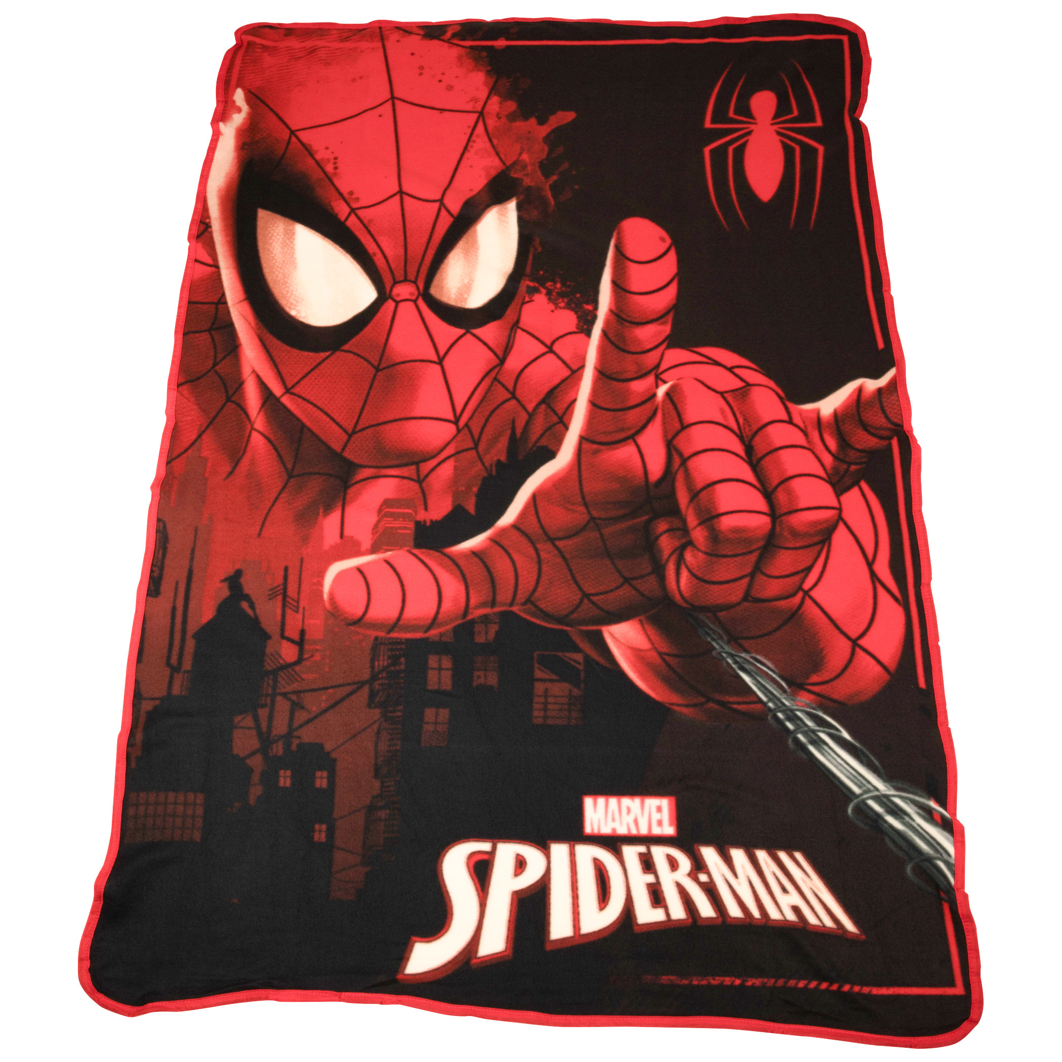 Spider-Man Water Color Fleece Throw Blanket